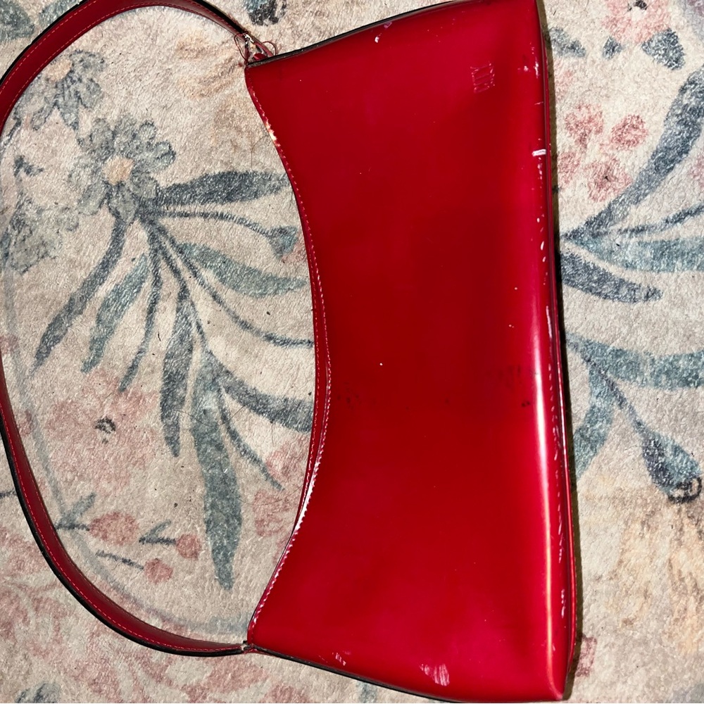 DKNYC Chic Red Shoulder Bag